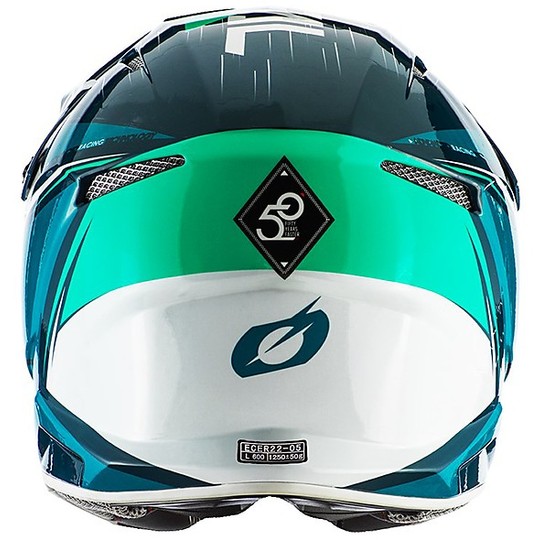 Cross Enduro O'neal 3 Series Stardust casque de moto Light Blue Mint green