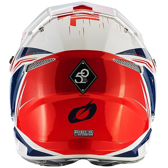 Cross Enduro O'neal 3 Series Stardust Motorcycle Helmet White Blue Red