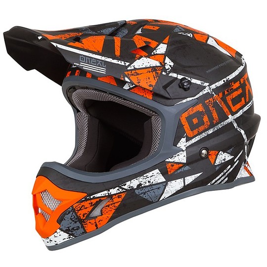Cross Enduro O'neal 3 Series Zen Orange motorcycle helmet