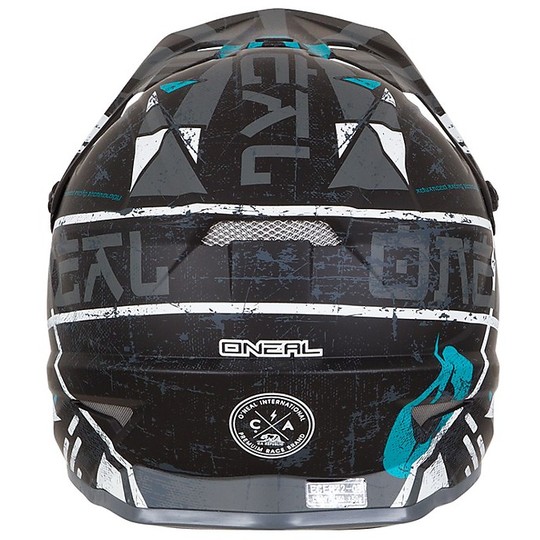Cross Enduro O'neal 3 Series Zen Teal motorcycle helmet