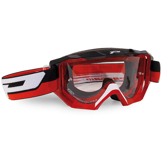 Cross Enduro Progrip 3200 MX Red Motorcycle Goggles