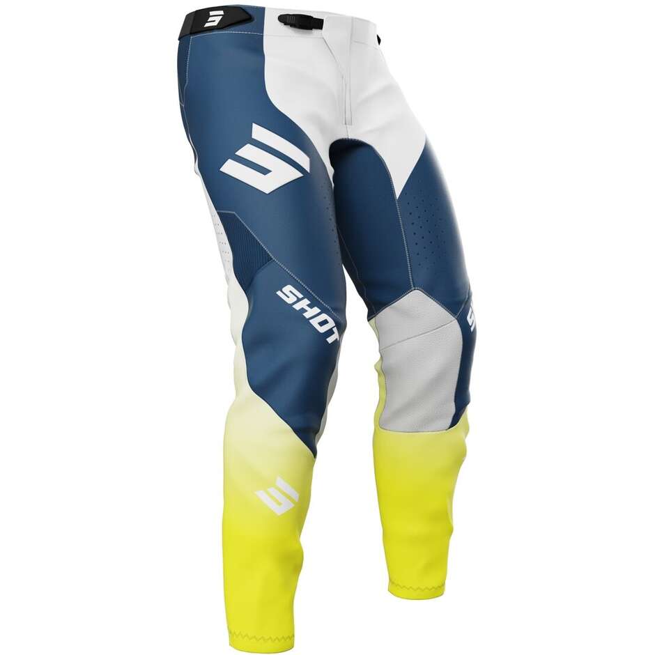 Cross Enduro Shot AEROLITE HVA Blue Motorcycle Pants