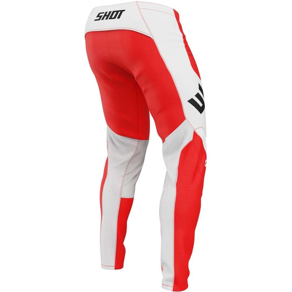 Cross Enduro Shot CONTACT SHIELD Rote Motorradhose