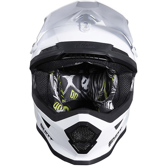 Cross Enduro Shot FURIOUS UNI Motorcycle Helmet White