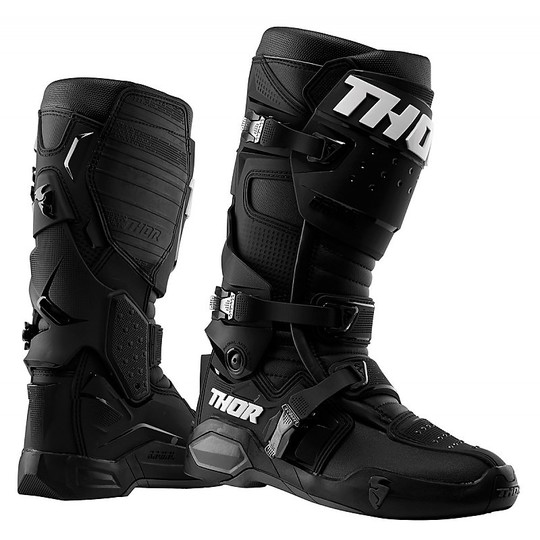 Cross Enduro Thor Radial Black Motorcycle Boots