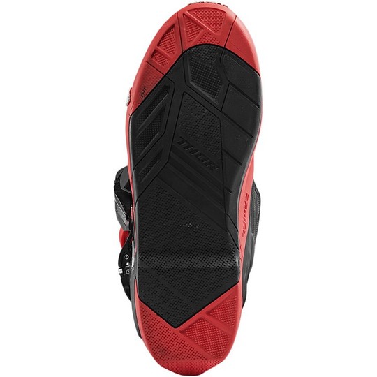 Cross Enduro Thor Radial New Motorcycle Boots Black red