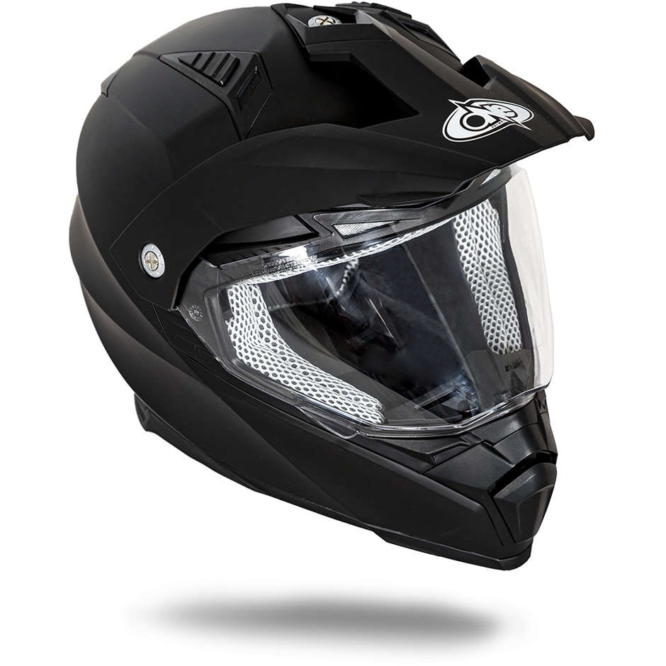 Cross EnduroOne Touring Motorcycle Helmet With Matt Black Visor