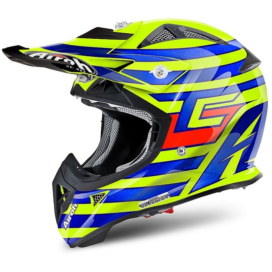 Cross Helmet Cross Enduro Baby Airoh Aviator J Cairoli Yellow Qatar