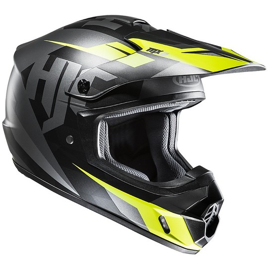 Cross Helmet Moto Helmet HJC CS-MX II Dakota MC5SF Black Yellow