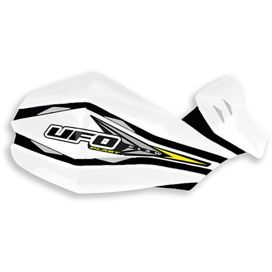 Cross Ufo Motorcycle Handguards Model Claw Universal White