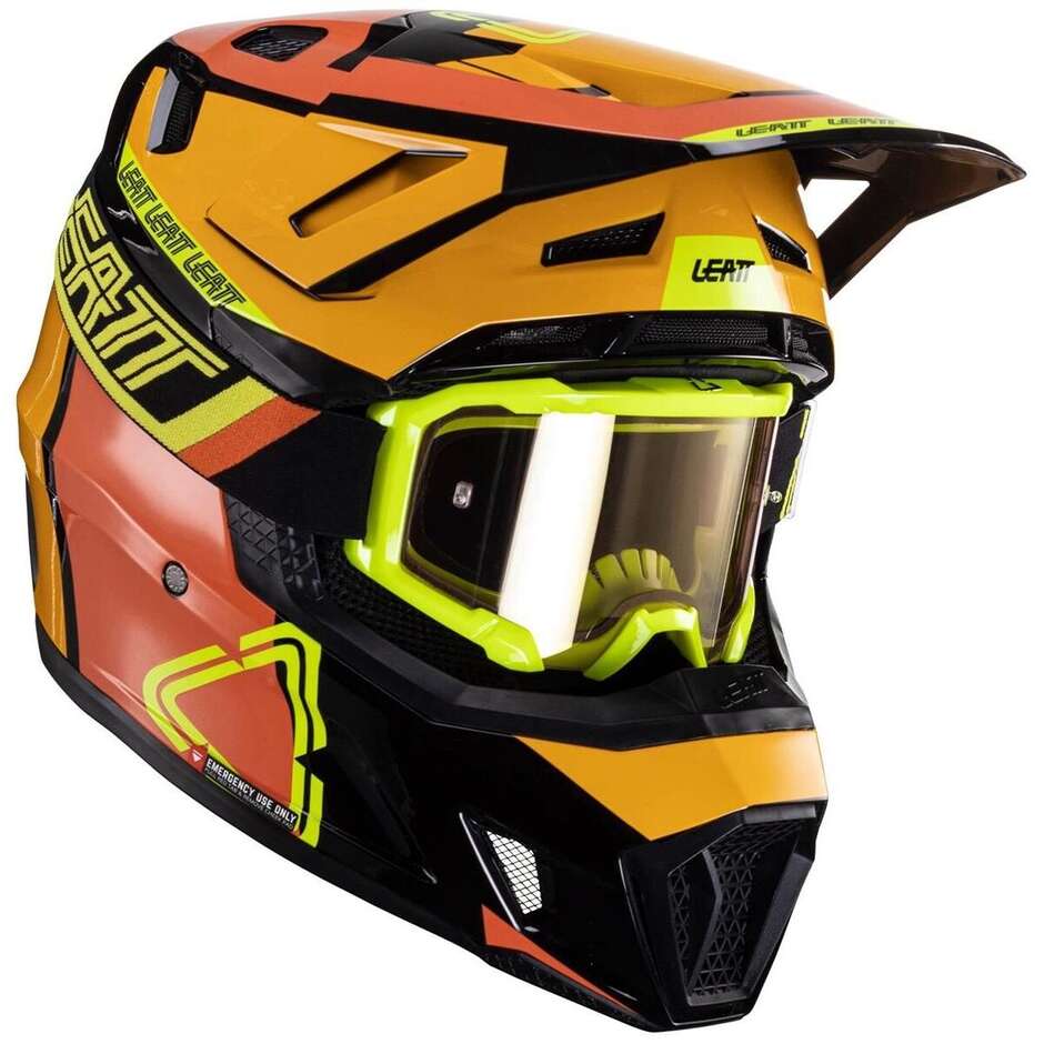 Crosshelm Leatt KIT MOTO 7.5 V24 CITRUS Orange