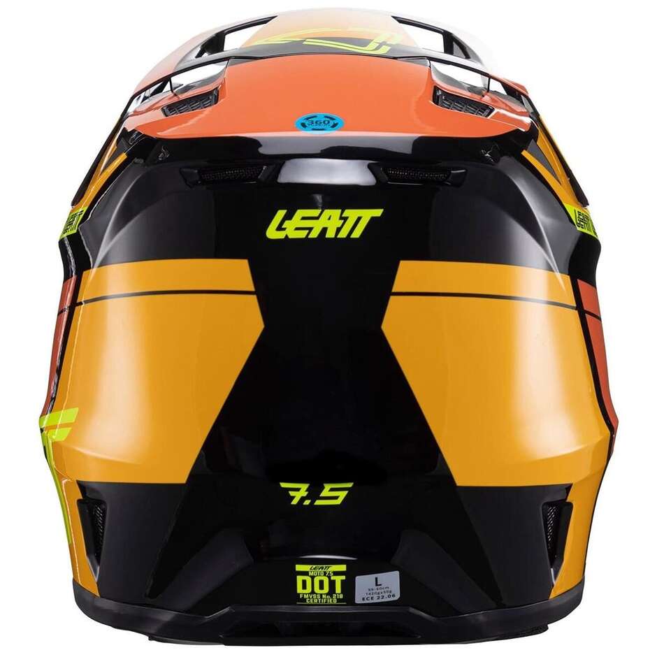 Crosshelm Leatt KIT MOTO 7.5 V24 CITRUS Orange