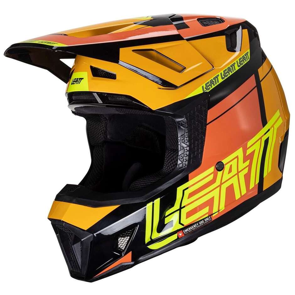 Crosshelm Leatt KIT MOTO 7.5 V24 CITRUS Orange