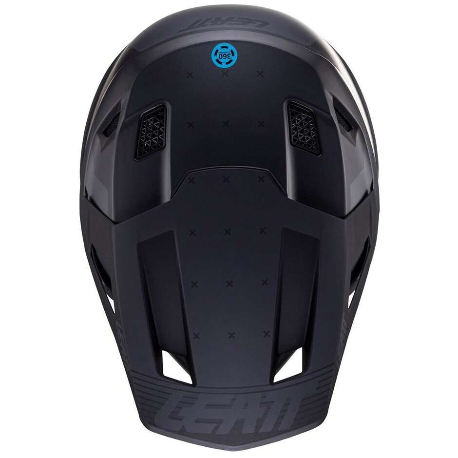 Crosshelm Leatt KIT MOTO 7.5 V24 STEALTH Schwarz