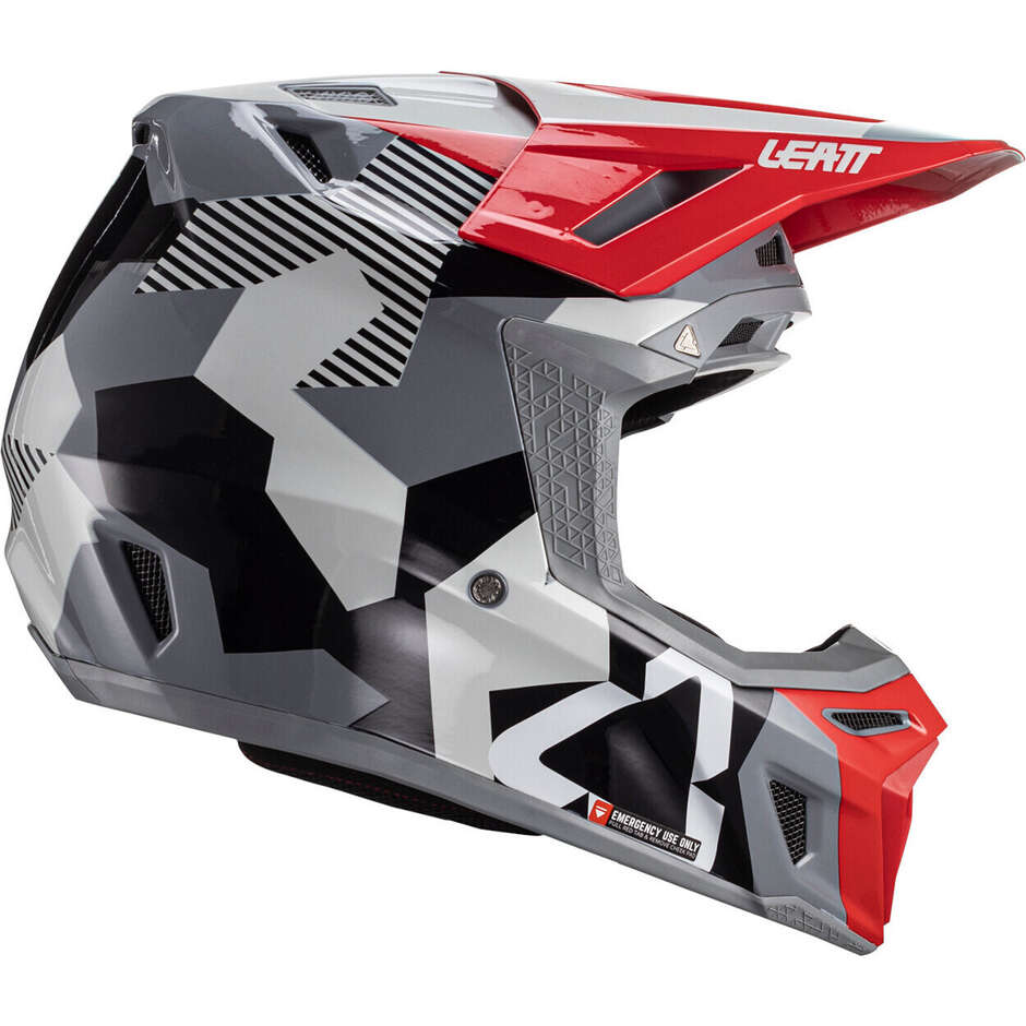 Crosshelm Leatt KIT MOTO 8.5 V24 FORGE Grau