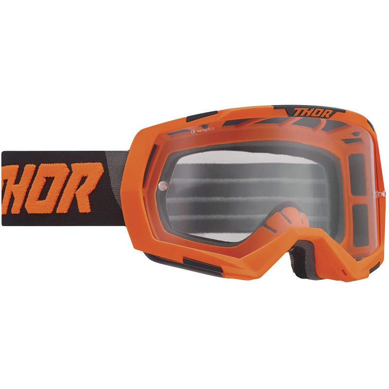 Crosso Enduro Thor Regiment Orange Black Motorcycle Goggles