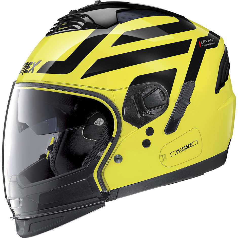 CrossOver Motorcycle Helmet Approved P / J Grex G4.2 Pro CROSSLAND N-Com 039 Yellow Led