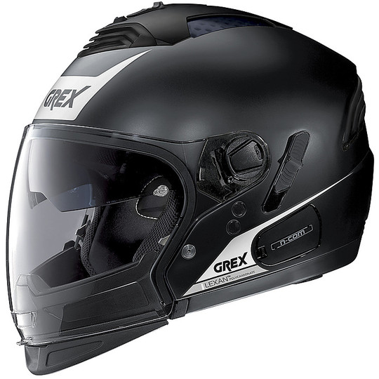 CrossOver Motorcycle Helmet Grex G4.2 Pro VIVID 031 Black Matt White