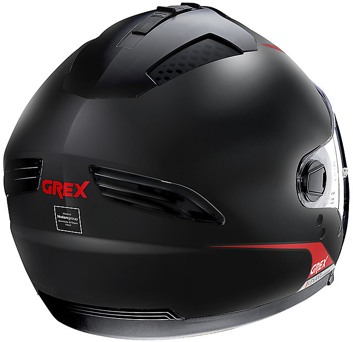 CrossOver Motorcycle Helmet Grex G4.2 Pro VIVID 032 Black Matt Red For