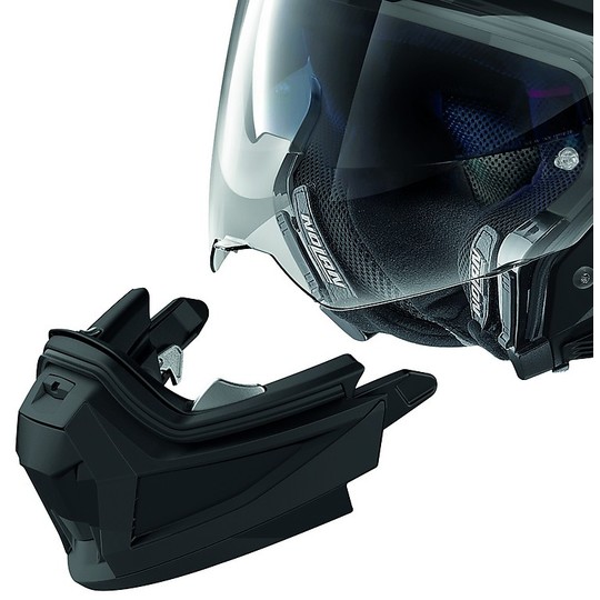 Crossover Motorcycle Helmet ON-OFF NOLAN N70.2x Grandes Alpes N-Com 023 Black Lava Gray Opaque