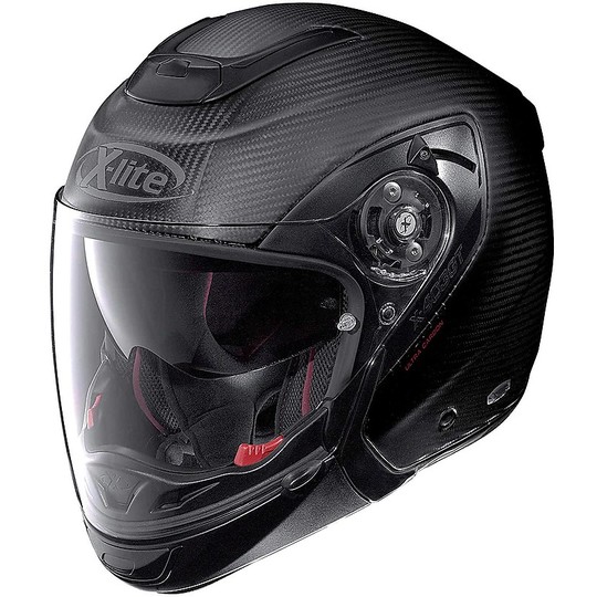 Crossover P / J Motorcycle Helmet In Carbon X-Lite X-403 GT Ultra Carbon Pure 001 Matt