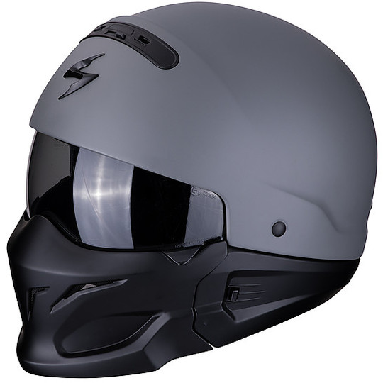 CrossOver Scorpion EXO-COMBAT Solid Gray Matt Concrete Helmet