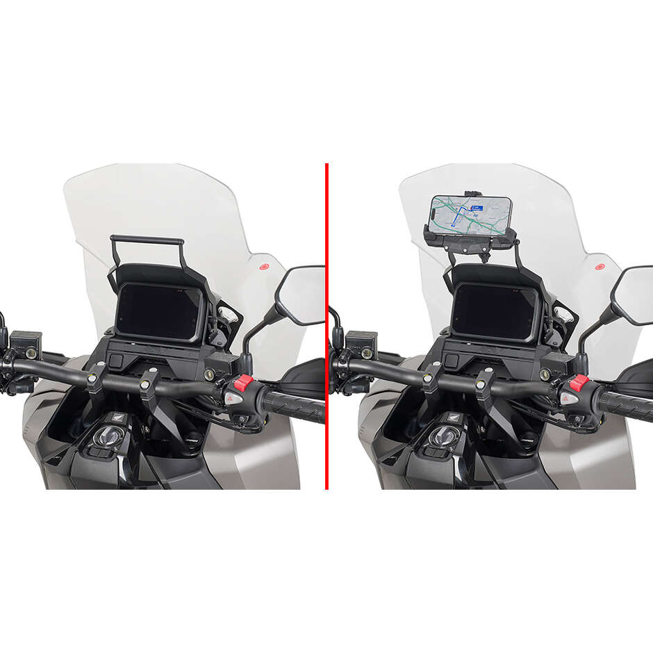 Crosspiece for S920M, S920L, S95KIT and GPS-smartphone holder GIVI FB1197 For HONDA ADV 350 (25-26)