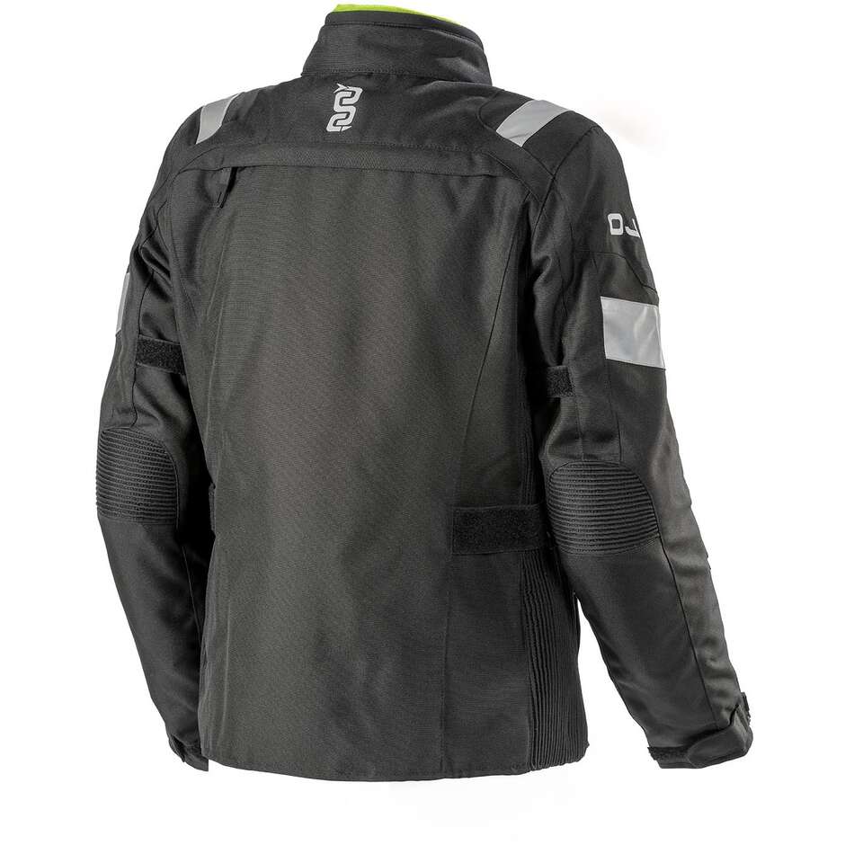 CROSSWAY LADY Blouson Moto Tissu Noir