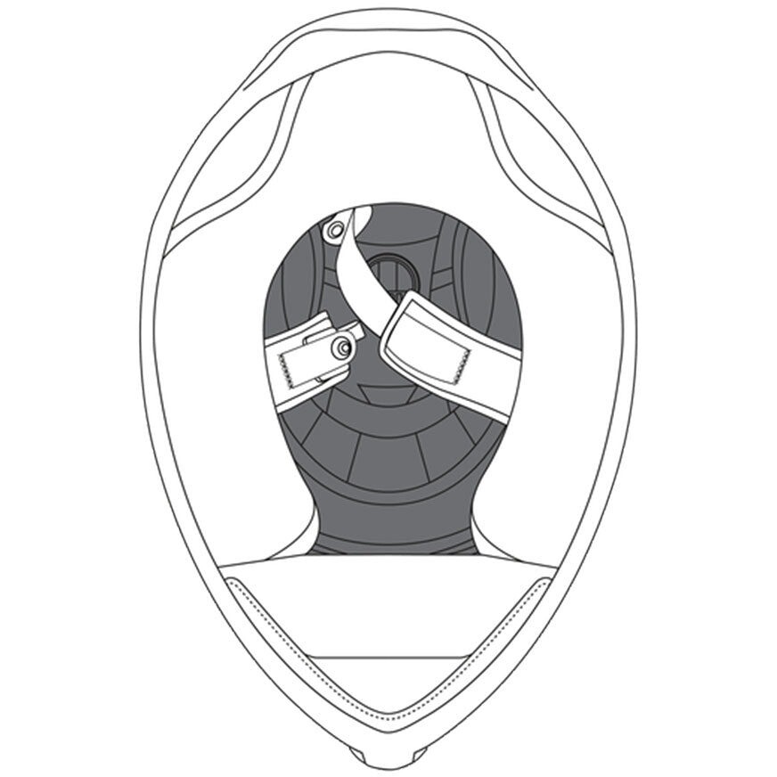 Cuffia Interna Agv Crown Pad per Casco K1; K1 S - Taglia 2XL