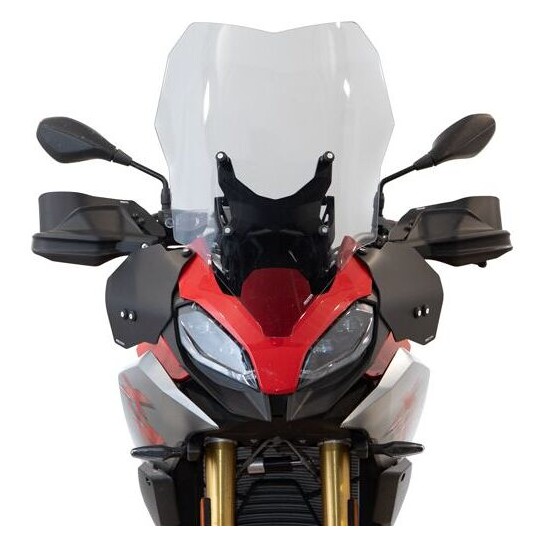Parabrezza Anteriore In ABS Per Multistrada 620/1000 (2004-2009) – Visiera Parasole, Deflettore, Nero/Trasparente