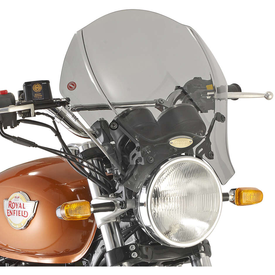 Cupolino fumé Givi 140S Per Moto BENELLI; BRIXTON; FANTIC; HONDA; KEEWAY; MOTO GUZZI; MOTO MORINI; ROYAL ENFIELD; TRIUMPH; YAMAHA