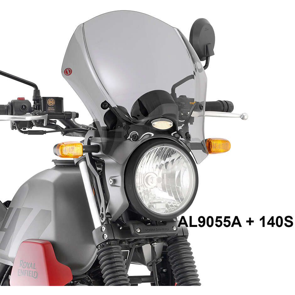Cupolino fumé Givi 140S Per Moto BENELLI; BRIXTON; FANTIC; HONDA; KEEWAY; MOTO GUZZI; MOTO MORINI; ROYAL ENFIELD; TRIUMPH; YAMAHA