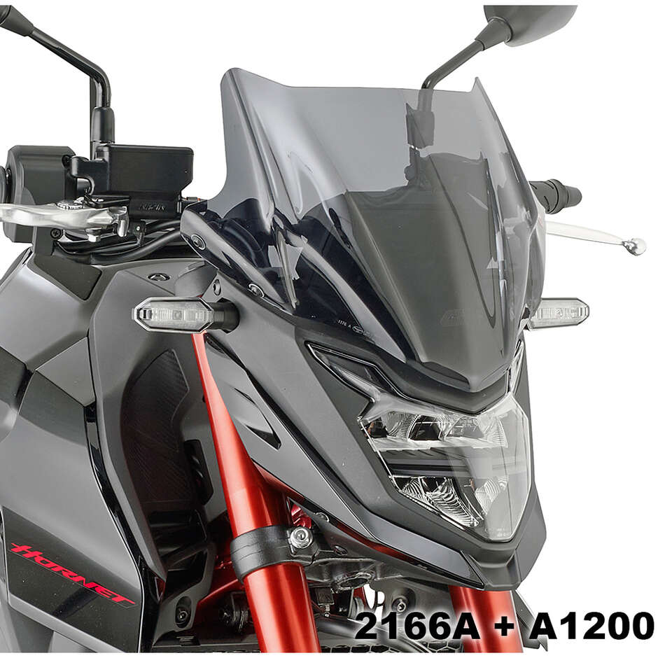 Cupolino fumé Givi 2166A Per HONDA CB 750 Hornet (23 > 24); YAMAHA MT-125 (20>24)