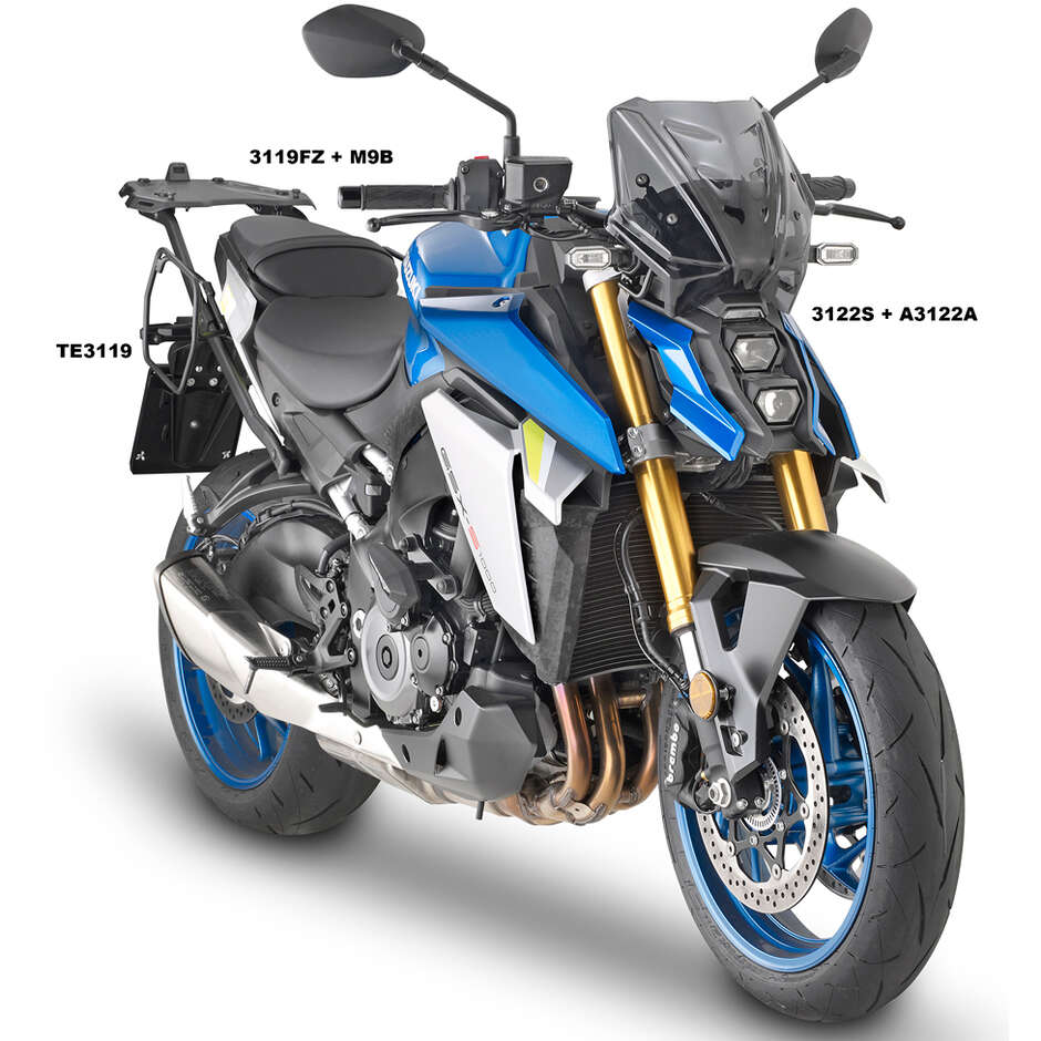 Cupolino fumé Givi 3122S Per HONDA CB 500 Hornet (24); SUZUKI GSX-8S (23>24) / GSX S1000 (21>24)
