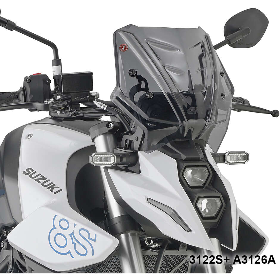 Cupolino fumé Givi 3122S Per HONDA CB 500 Hornet (24); SUZUKI GSX-8S (23>24) / GSX S1000 (21>24)