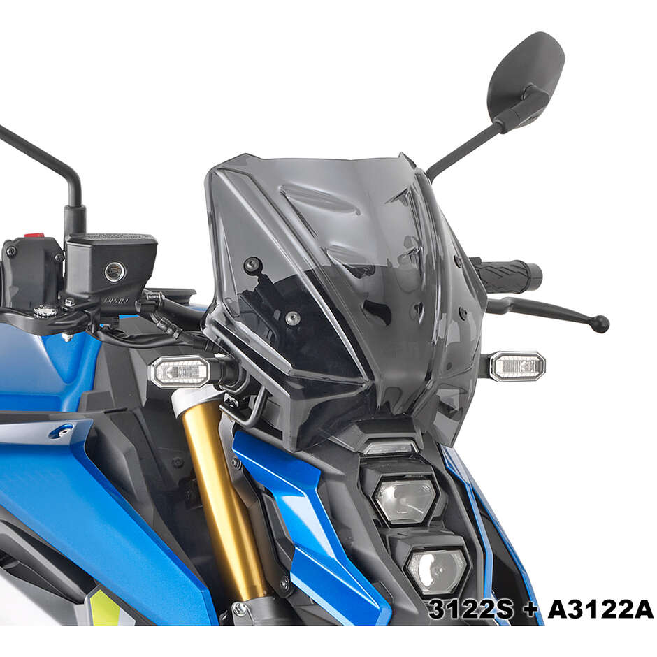 Cupolino fumé Givi 3122S Per HONDA CB 500 Hornet (24); SUZUKI GSX-8S (23>24) / GSX S1000 (21>24)
