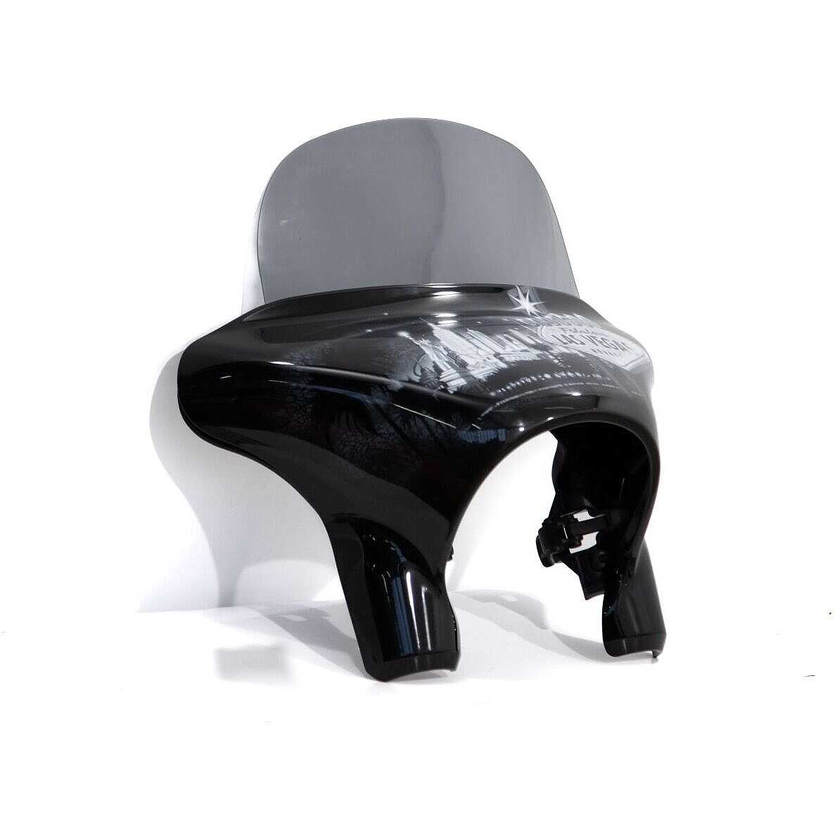 HDBUBALUS Deflettore del Vento del Triplo Albero Inferiore del Motociclo Adatto per Harley Touring Electra Glide Road Glide Road King Street Glide 2014 2015 2016 2017 2018 2019