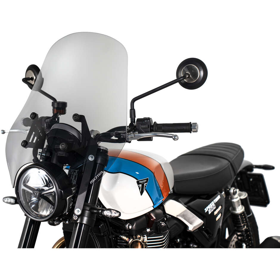 Cupolino Isotta Alta Protezione per Triumph Speed Twin 900 Dal 2025 Fumè Chiaro