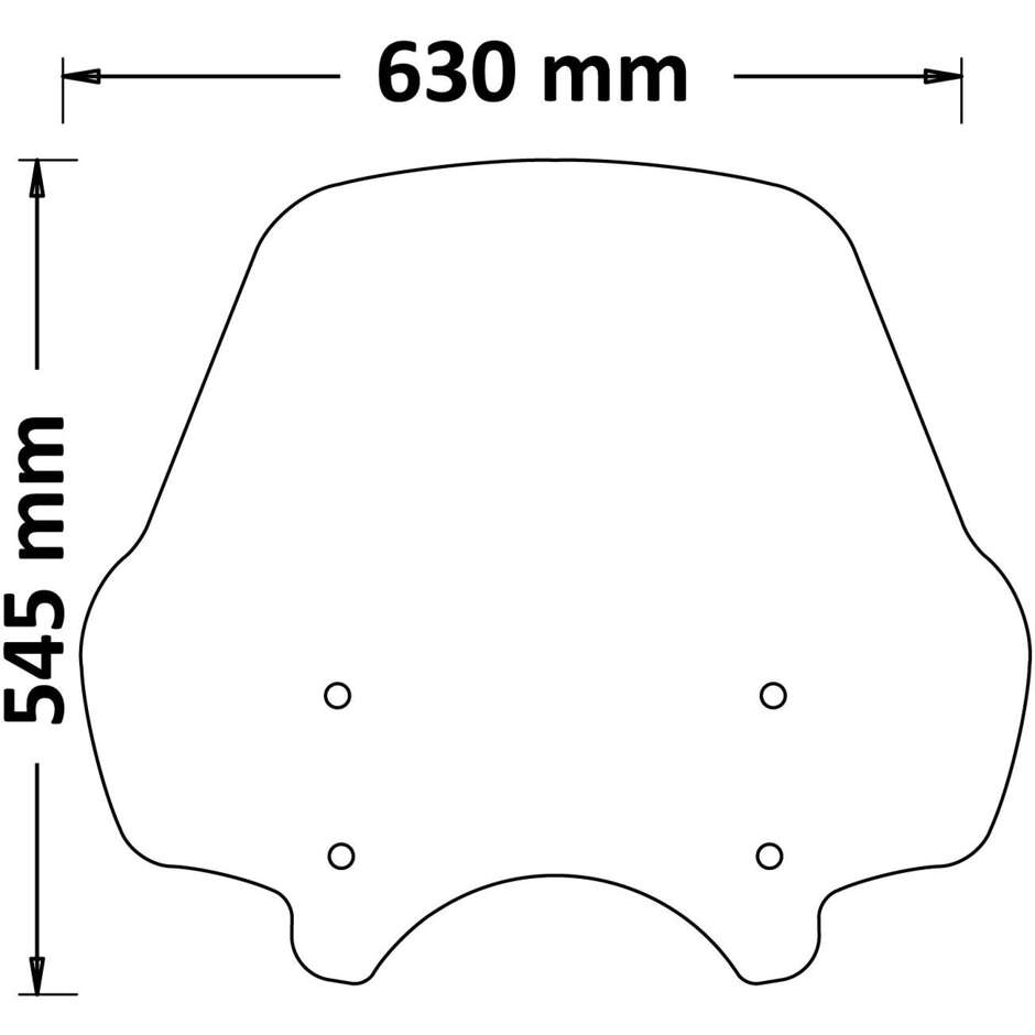 Cupolino Isotta Alto  Moto Guzzi Audace 2017-2020 Trasparente