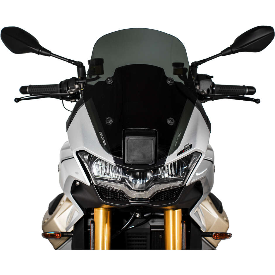 Isotta Low Fairing for MOTO GUZZI V100 MANDELLO S with Dark Smoke Radar