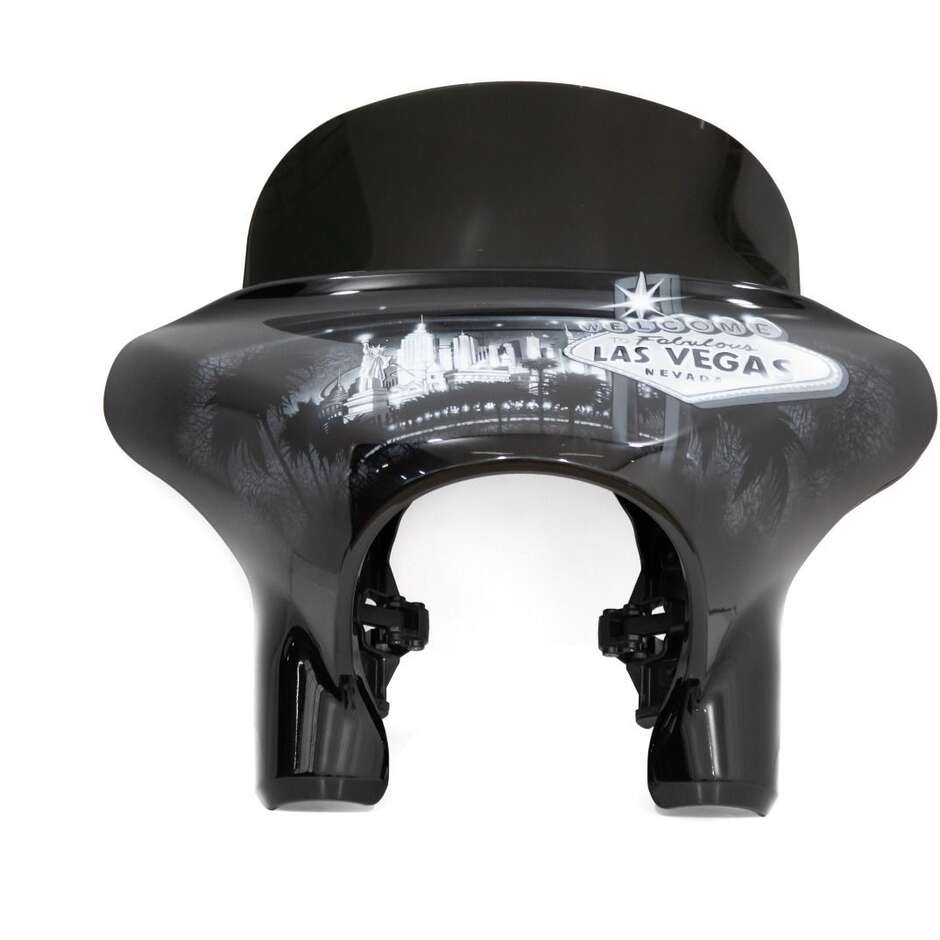Cupolino Isotta Media Protezione Per Harley Davidson Sport Glide 107 2022 Fumè Scuro
