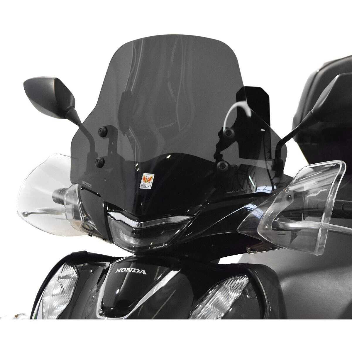 Faco Cupolino Fumé Scuro Per KYMCO LIKE 125 S (2021+) - Aste Verniciate, Art. 29155, Spessore 3mm