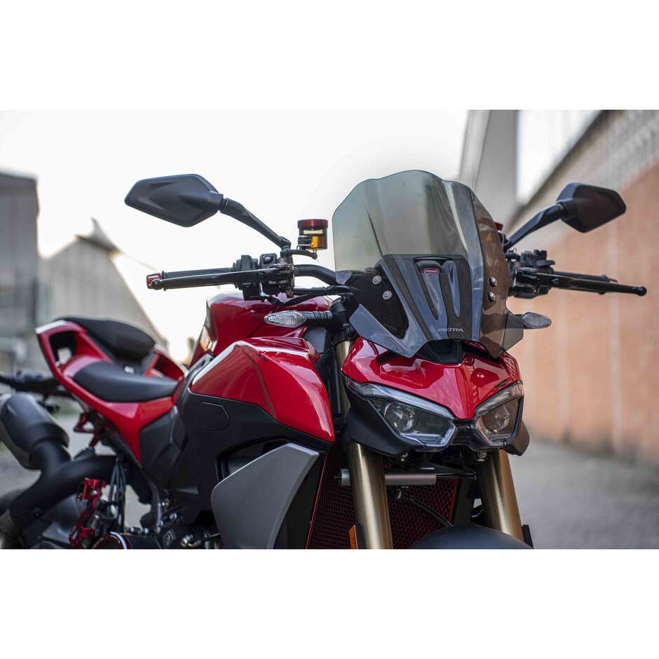Cupolino Isotta Sport per Ducati Streetfighter V2 Fumè Chiaro