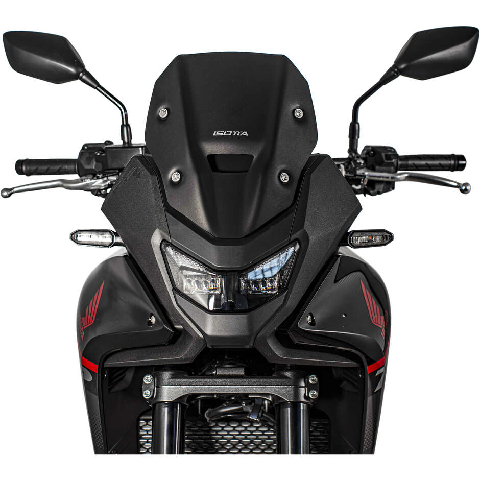 Cupolino Isotta Sport per Honda Transalp XL 750 Nero opaco