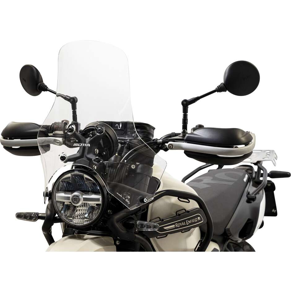 Cupolino Moto Alta Protezione Isotta Per Royal Enfield Himalayan 450 Trasparente