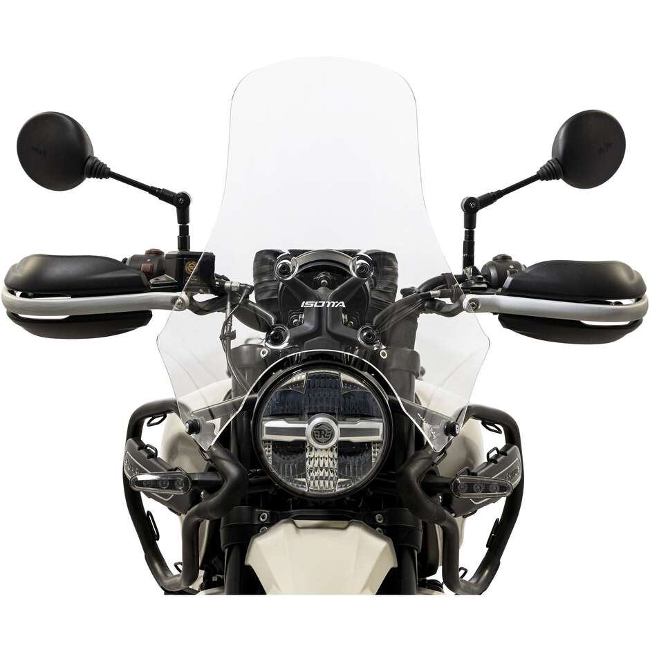 Cupolino Moto Alta Protezione Isotta Per Royal Enfield Himalayan 450 Trasparente