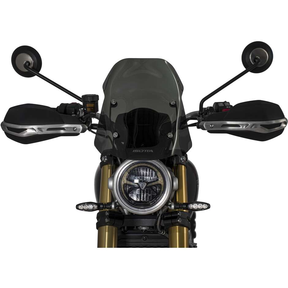 Cupolino Rally Isotta per Triumph Scrambler 1200 X / XE Fumè Scuro