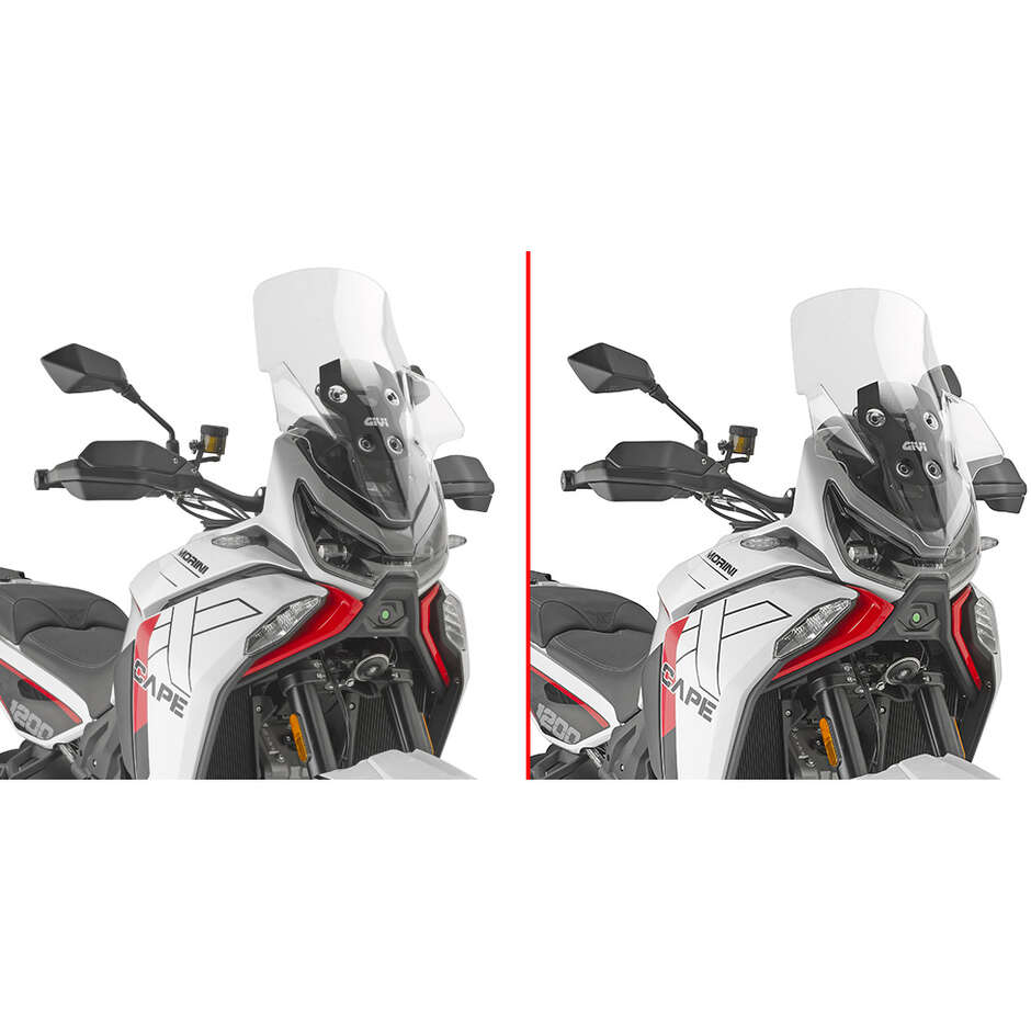 Cupolino Specifico Trasparente Givi D9353ST Per MOTO MORINI X-CAPE 1200 (26)