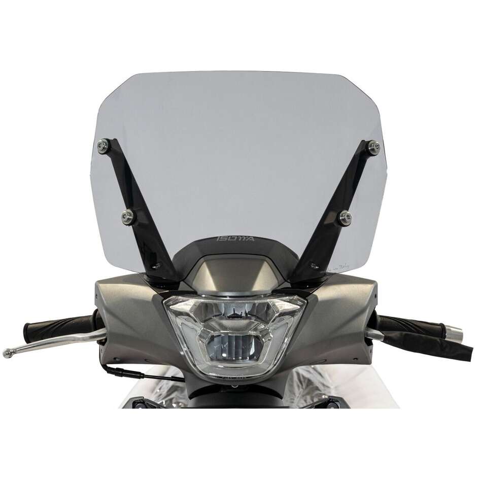 Faco Cupolino Fumé Scuro Per KYMCO LIKE 125 S (2021+) - Aste Verniciate, Art. 29155, Spessore 3mm