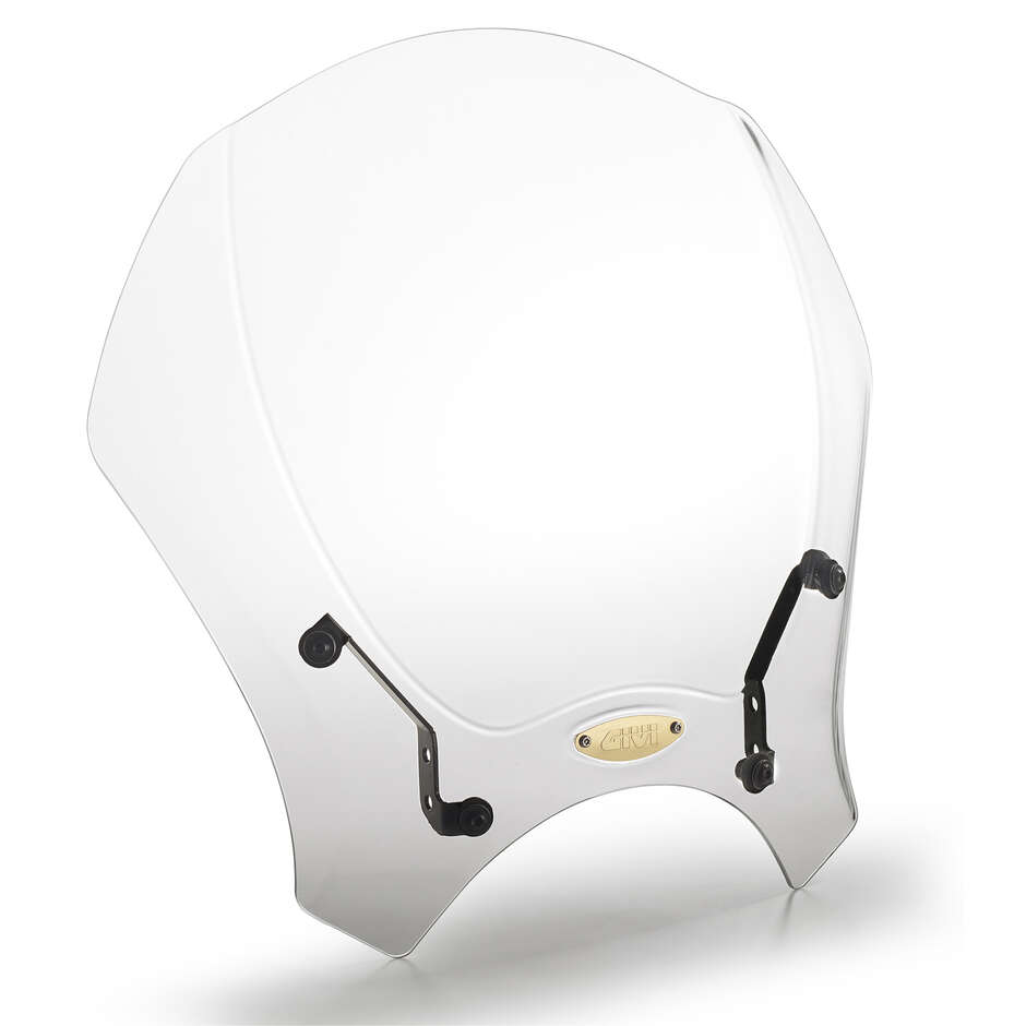 Cupolino trasparente Givi 140A Per Moto BENELLI; BRIXTON; FANTIC; HONDA; KEEWAY; MOTO GUZZI; MOTO MORINI; ROYAL ENFIELD; TRIUMPH; YAMAHA